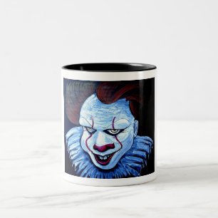 Clown:Evil Two-Tone Coffee Mug