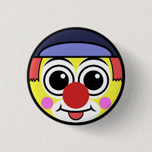 Clown Face 3 Cm Round Badge