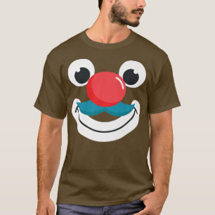 Clown Face Clown Nose Halloween Costume Circus Clo T-Shirt