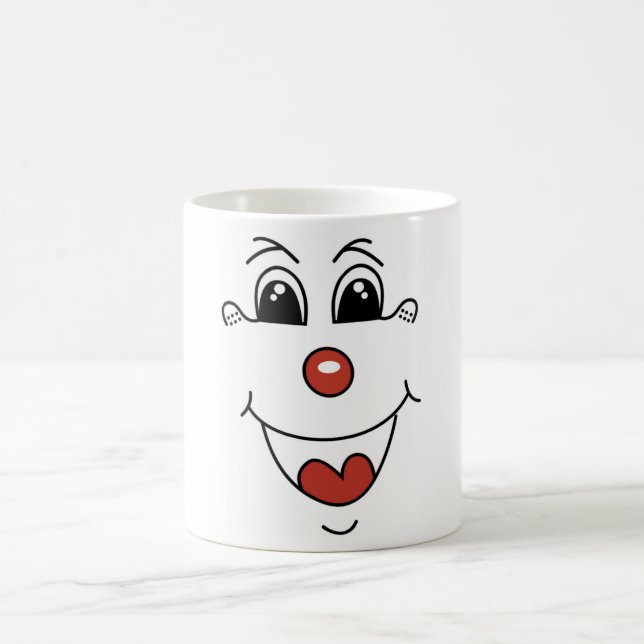 CLOWN FACE COFFEE MUG (Center)