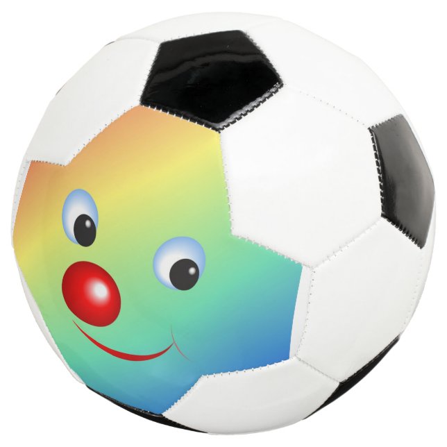 Clown Face Football (Three Quarter)