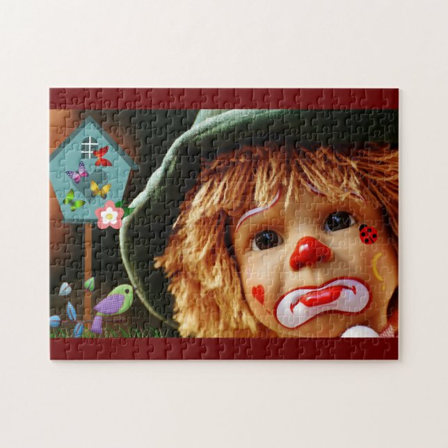 Clown face jigsaw puzzle (Horizontal)