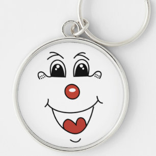 CLOWN FACE KEY RING