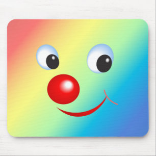 Clown Face Mouse Mat