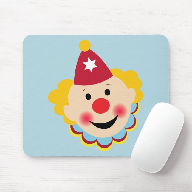Clown Face Mousepad (With Mouse)