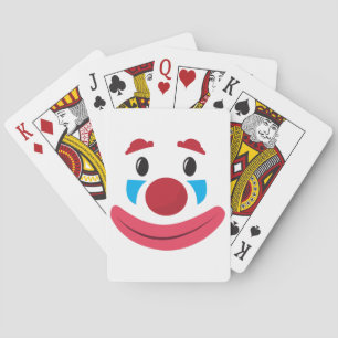 Clown Face Playing Cards