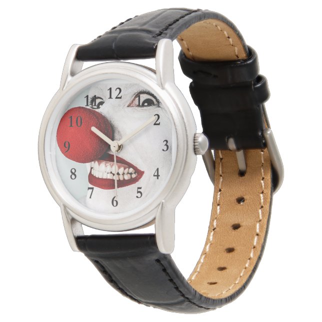 Clown Face Wrist Watch (Angled)
