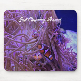 Clown Fish and Sea Anemone Mouse Pad