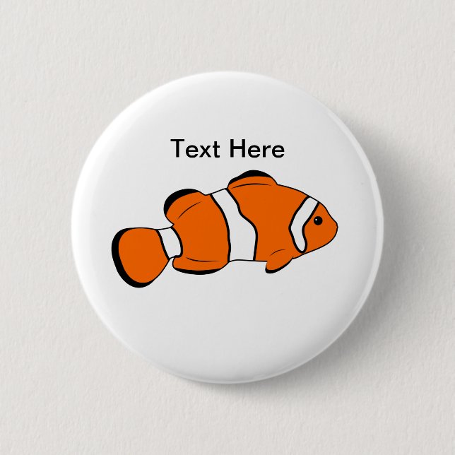 Clown Fish Button (Front)