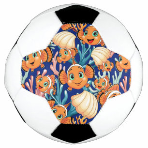 Clown fish Cartoon cute Family Underwater Football
