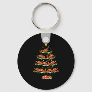 Clown Fish Christmas Tree Lights Funny Clown Fish Key Ring