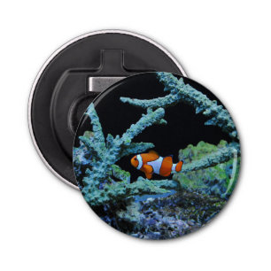 Clown Fish in Coral Bottle Opener