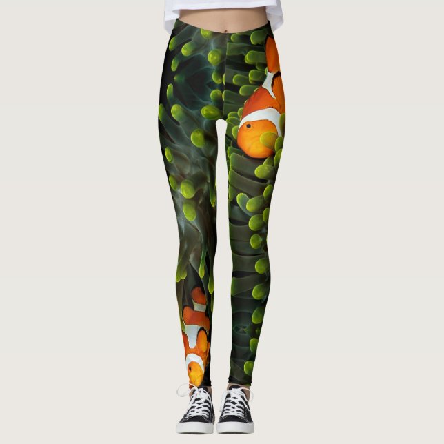 Clown Fish Long Leggings (Front)