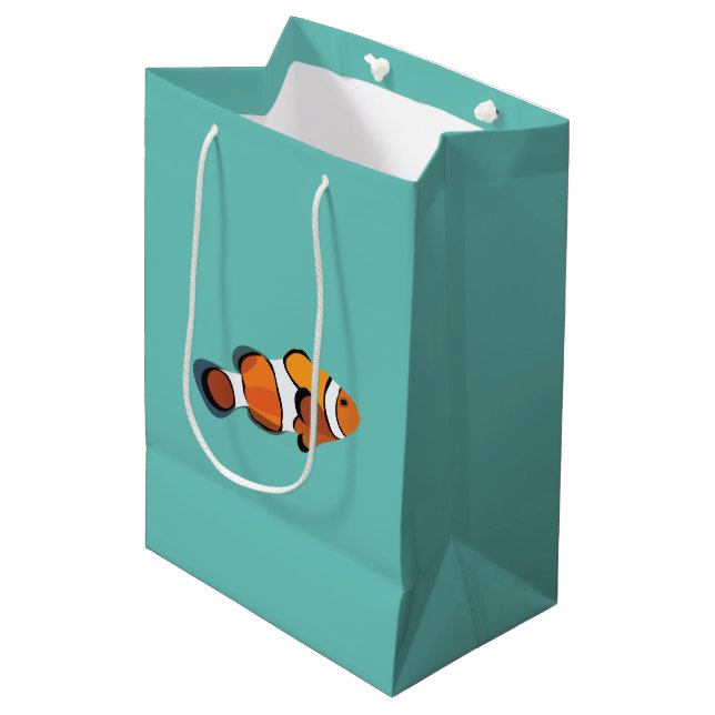 Clown Fish Medium Gift Bag (Front Angled)