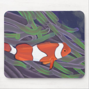 clown fish mouse mat