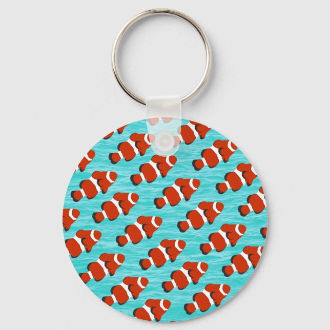 Clown fish pattern key ring (Front)