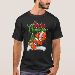 Clown Fish  Xmas Decorations Santa Clown Fish Chri T-Shirt