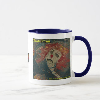 clown frown mug