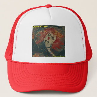 clown frown trucker hat