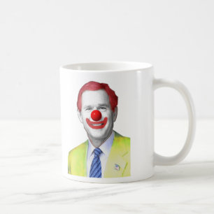 clown g bush 2, Bushythe Clown Coffee Mug