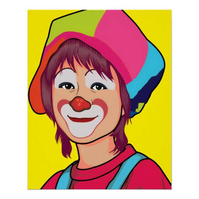 Clown Glossy Poster (Front)