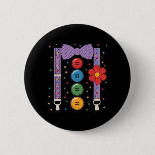 Clown Halloween Costume 1 6 Cm Round Badge