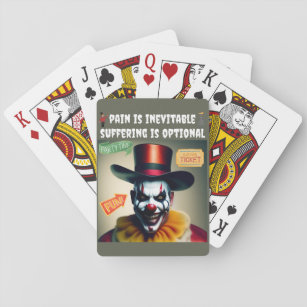 Clown Happy Playing Cards