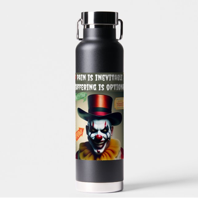Clown Happy Water Bottle (Front)