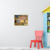 Clown Horse, fine art painting,