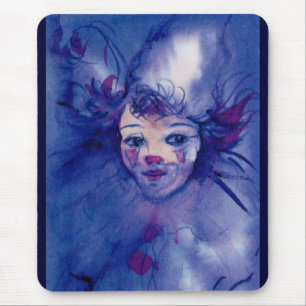 CLOWN IN PURPLE MOUSE MAT
