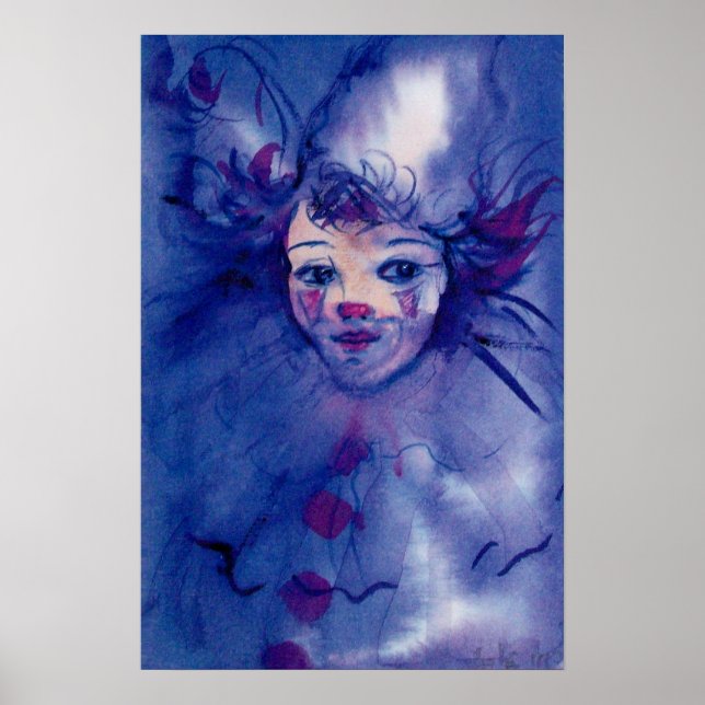 CLOWN IN PURPLE POSTER (Front)