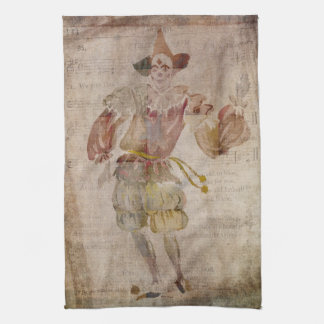 Clown in the Mirror Tea Towel