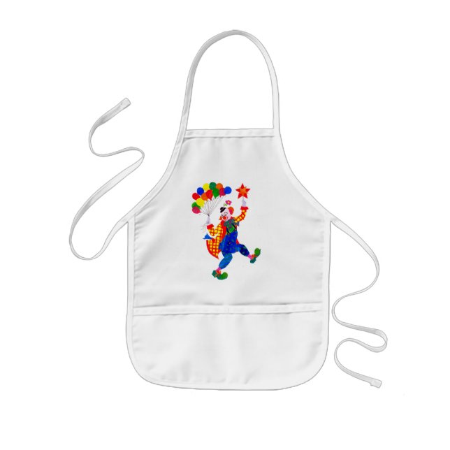 'Clown' Kids Apron (Front)