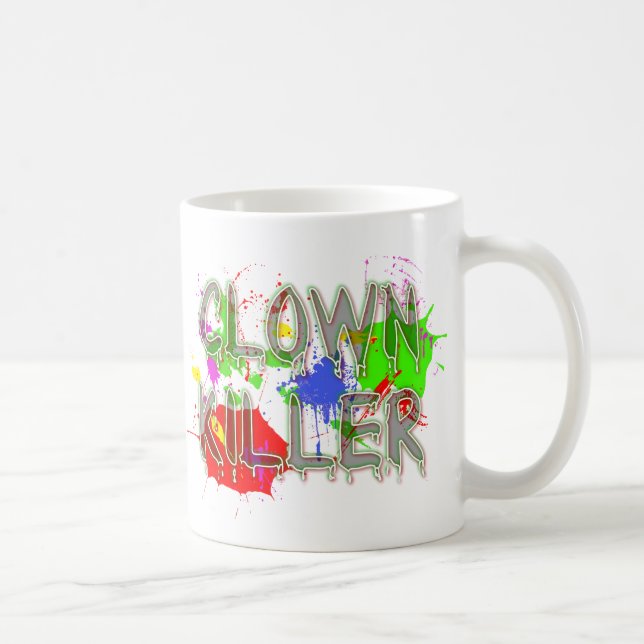 Clown Killer Funny Mug Humour (Right)
