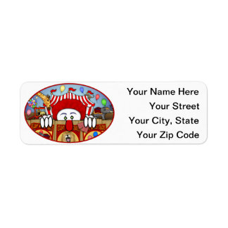 Clown Kilroy Address Label
