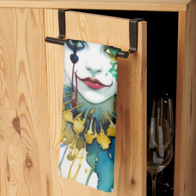 Clown Kitchen Towel (Thirds Fold)