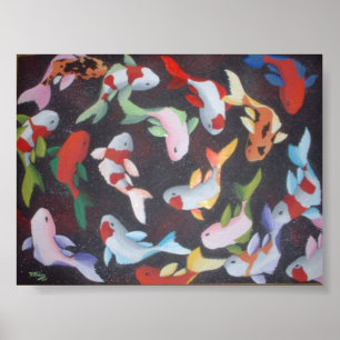 clown koi poster