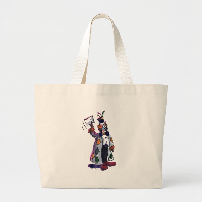 cLoWn Large Tote Bag (Front)