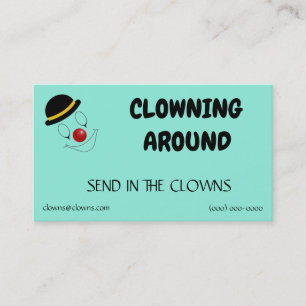 Clown Logos Templates Business Card