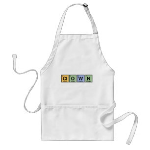 Clown made of Elements Standard Apron