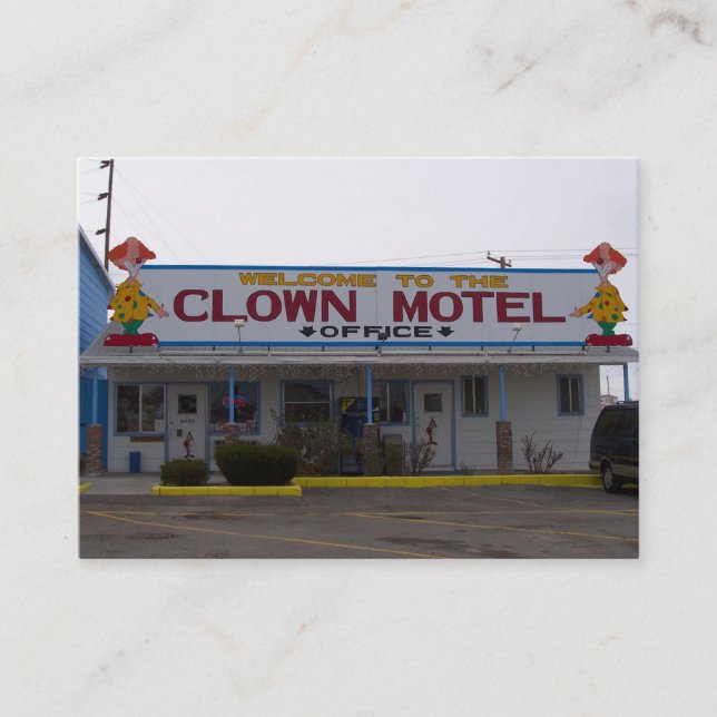 Clown Motel Business Card (Front)