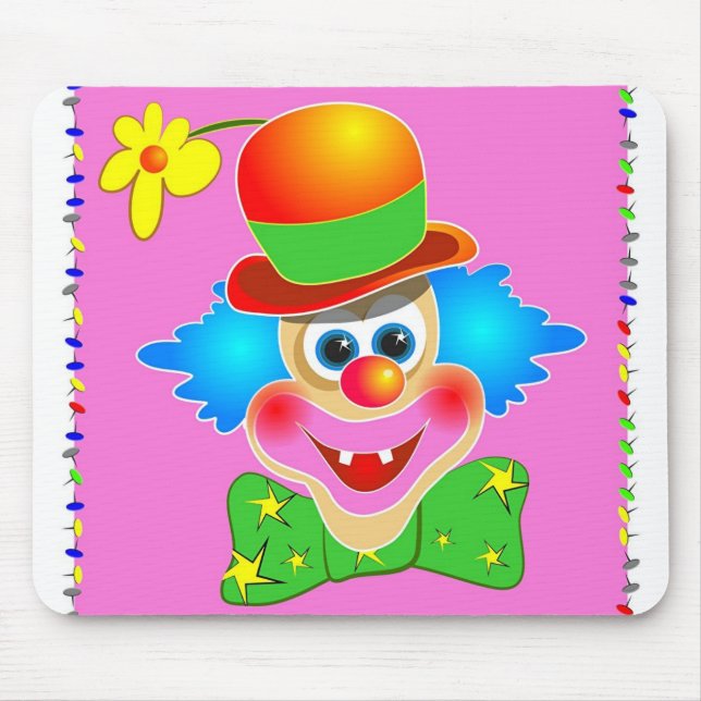 Clown Mouse Mat (Front)
