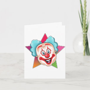 Clown Note Card