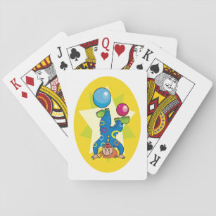 Clown On Its Head Playing Cards