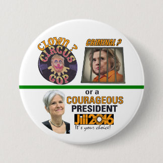 Clown? or Criminal? 7.5 Cm Round Badge