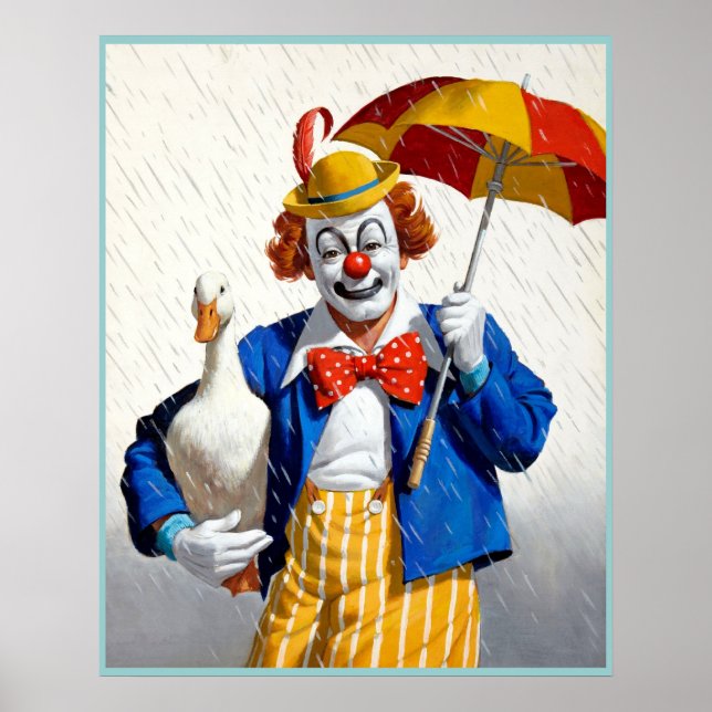 Clown painting  1 poster (Front)