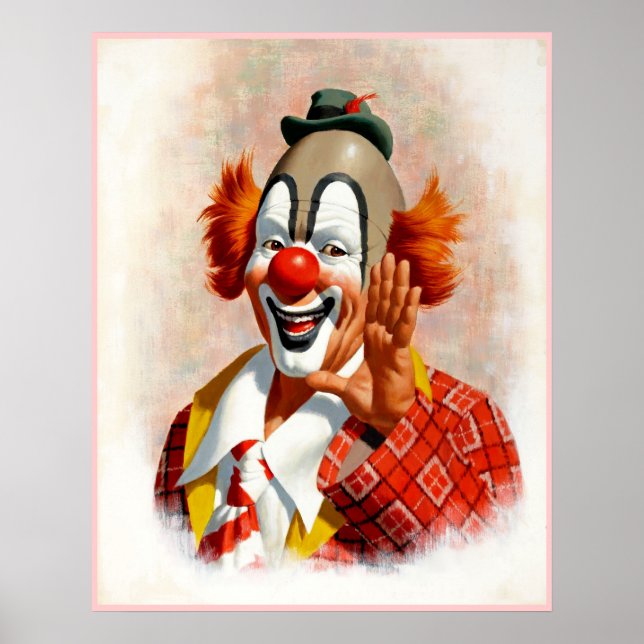 Clown painting  2 poster (Front)