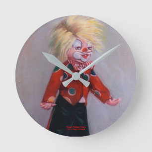 Clown/Pallaso/Clown Round Clock