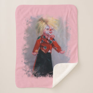 Clown/Pallaso/Clown Sherpa Blanket