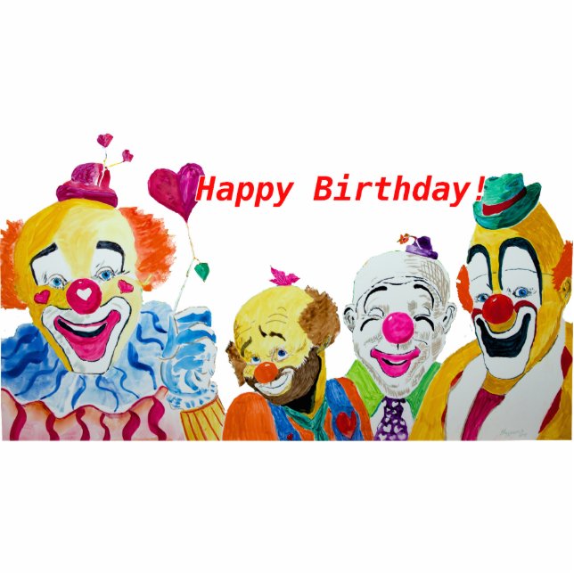 Clown Photo Sculpture (Front)